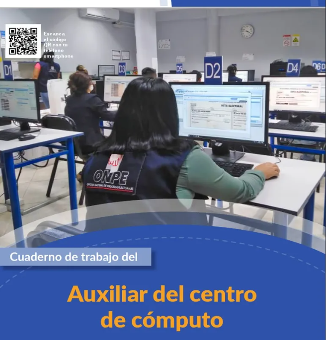 Auxiliar del centro de cómputo ONPE