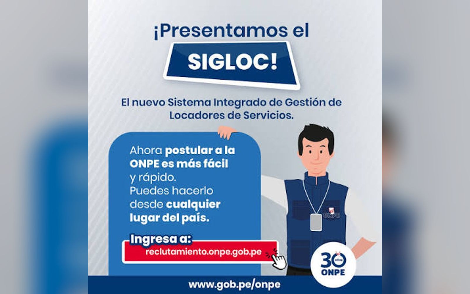 Qué hacer si no puedes ingresar a SIGLOC